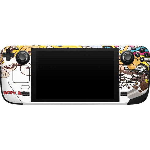 Betty Boop Hands Up Steam Deck Handheld Gaming Computer Skin