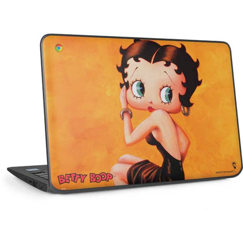 Betty Boop Little Black Dress HP Chromebook Skin
