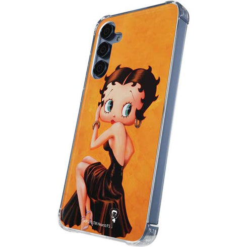 Betty Boop Little Black Dress Galaxy A55 5G Clear Case