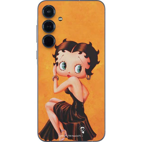 Betty Boop Little Black Dress Galaxy A55 5G Skin