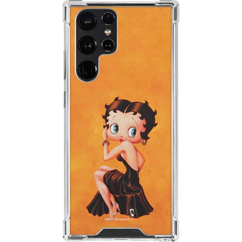 Betty Boop Little Black Dress Galaxy S23 Ultra Clear Case