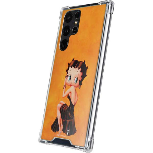 Betty Boop Little Black Dress Galaxy S23 Ultra Clear Case