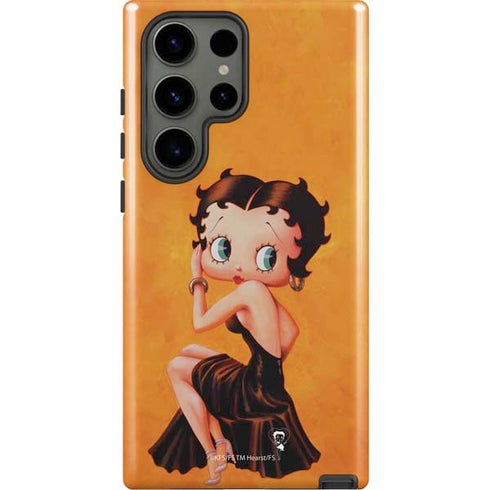 Betty Boop Little Black Dress Galaxy S23 Ultra Pro Case