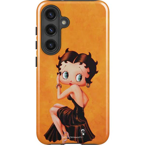 Betty Boop Little Black Dress Galaxy S25 Impact Case