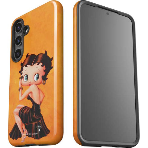 Betty Boop Little Black Dress Galaxy S25 Impact Case