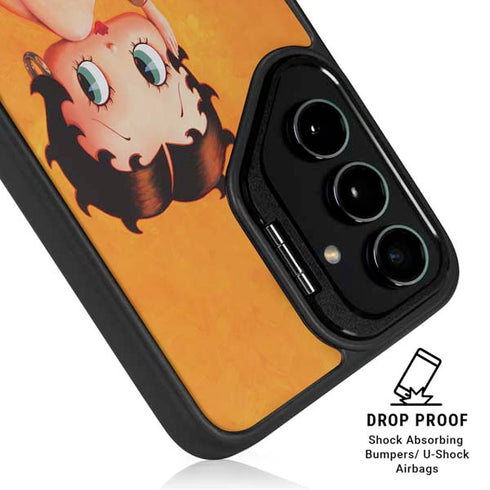 Betty Boop Little Black Dress Galaxy S25 Kickstand Case