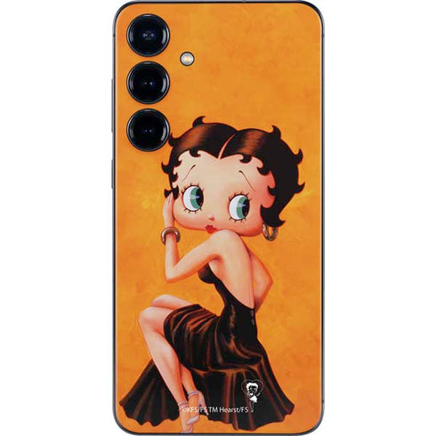 Betty Boop Little Black Dress Galaxy S25 Plus Skin