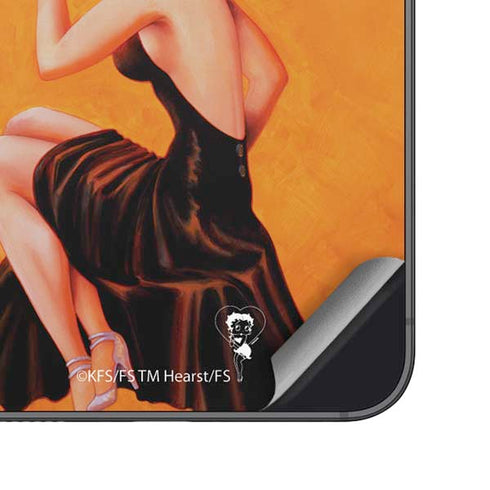 Betty Boop Little Black Dress Galaxy S24 Plus Skin