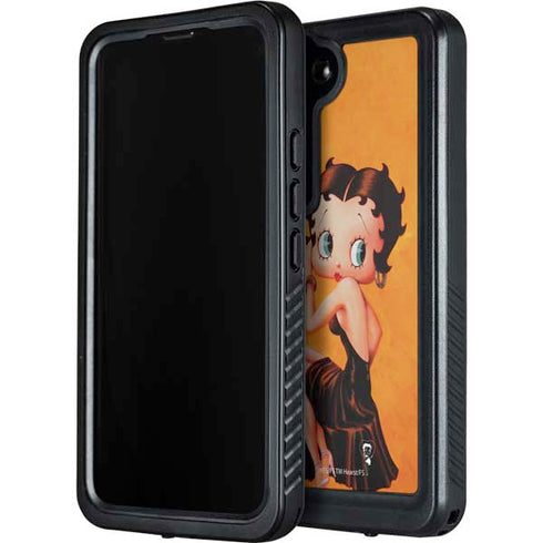 Betty Boop Little Black Dress Galaxy S24 Plus Waterproof Case