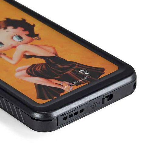Betty Boop Little Black Dress Galaxy S24 Plus Waterproof Case