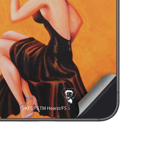Betty Boop Little Black Dress Galaxy S24 Skin