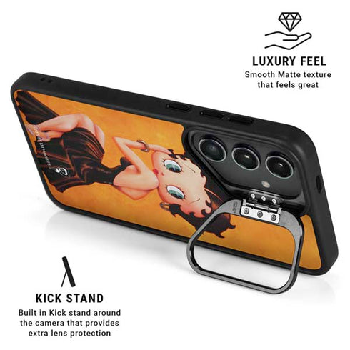 Betty Boop Little Black Dress Galaxy S24 Ultra Kickstand Case