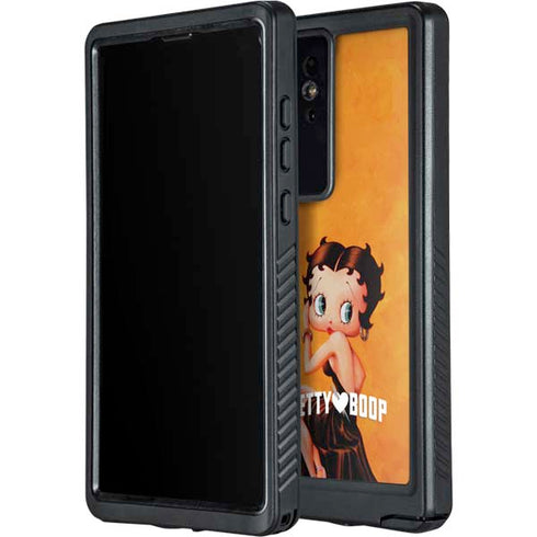 Betty Boop Little Black Dress Galaxy S24 Ultra Waterproof Case