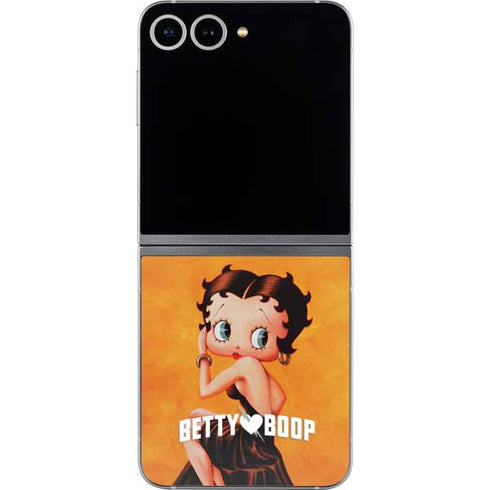 Betty Boop Little Black Dress Galaxy Z Flip6 Skin