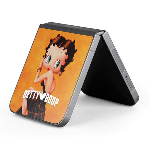Betty Boop Little Black Dress Galaxy Z Flip6 Skin