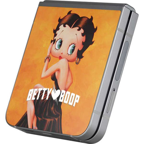 Betty Boop Little Black Dress Galaxy Z Flip6 Skin