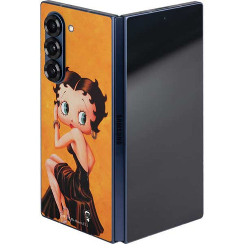Betty Boop Little Black Dress Galaxy Z Fold6 Skin
