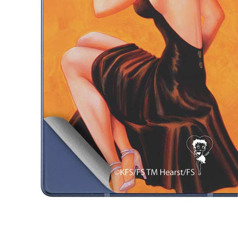 Betty Boop Little Black Dress Galaxy Z Fold6 Skin