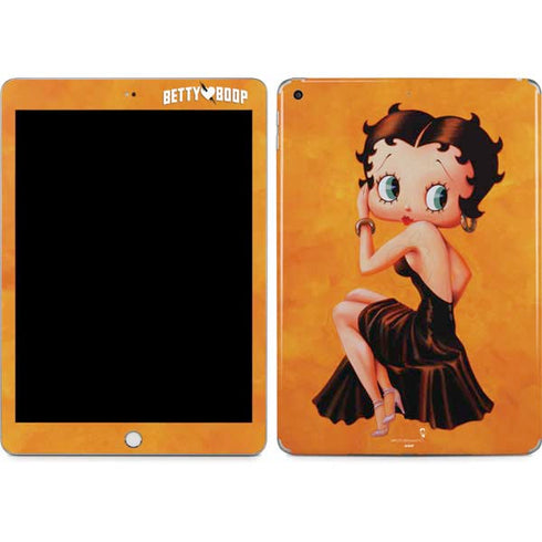 Betty Boop Little Black Dress Apple iPad Skin