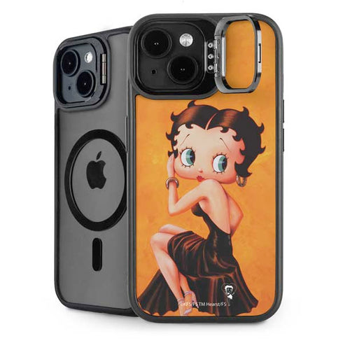 Betty Boop Little Black Dress iPhone 14 Kickstand Case