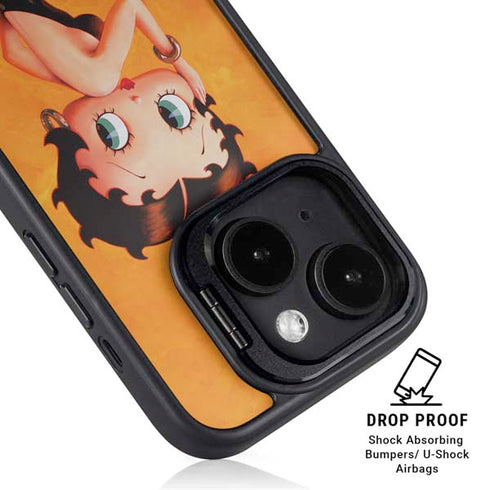 Betty Boop Little Black Dress iPhone 14 Kickstand Case