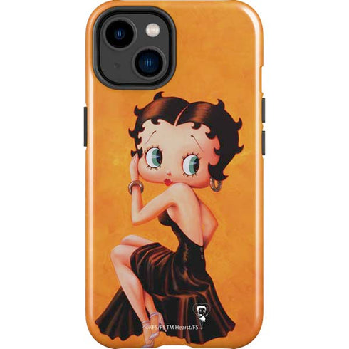 Betty Boop Little Black Dress iPhone 15 Impact Case