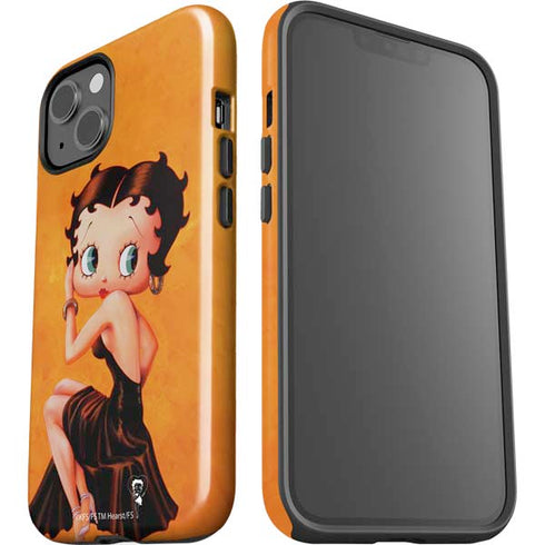 Betty Boop Little Black Dress iPhone 15 Impact Case