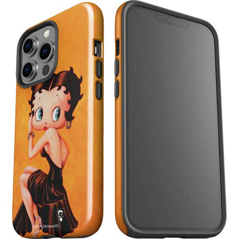 Betty Boop Little Black Dress iPhone 15 Pro Impact Case