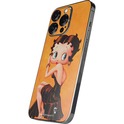 Betty Boop Little Black Dress iPhone 15 Pro Max Skin