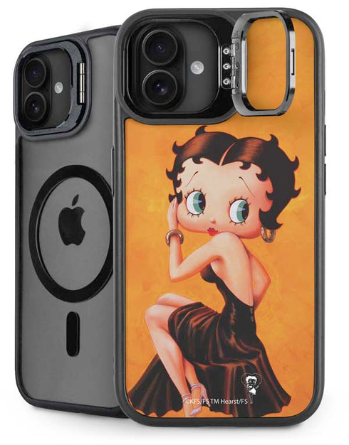 Betty Boop Little Black Dress iPhone 16 Kickstand Case