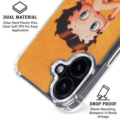 Betty Boop Little Black Dress iPhone 16 MagSafe Case