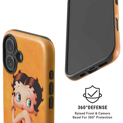 Betty Boop Little Black Dress iPhone 16 Magsafe Impact Case