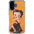 Betty Boop Little Black Dress iPhone 16 Plus Clear Case