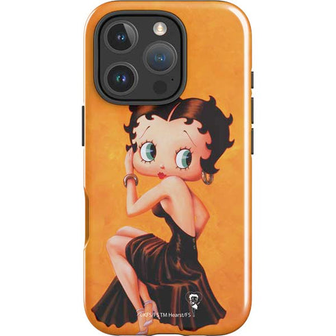 Betty Boop Little Black Dress iPhone 16 Pro Impact Case