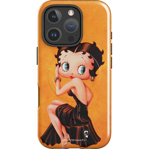 Betty Boop Little Black Dress iPhone 16 Pro Max Magsafe Impact Case