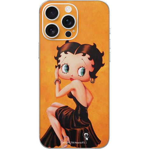 Betty Boop Little Black Dress iPhone 16 Pro Max Skin