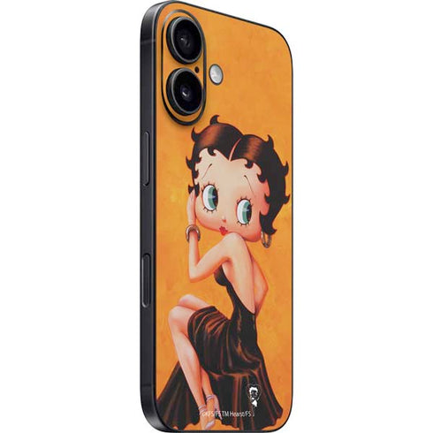 Betty Boop Little Black Dress iPhone 16 Skin
