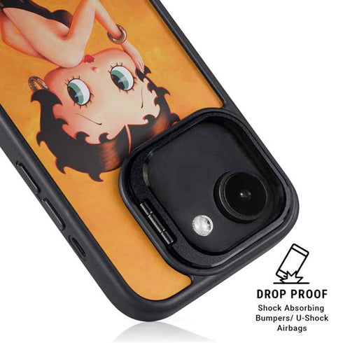 Betty Boop Little Black Dress iPhone 16e Kickstand Case