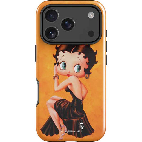 Betty Boop Little Black Dress iPhone 18 Pro Impact Case