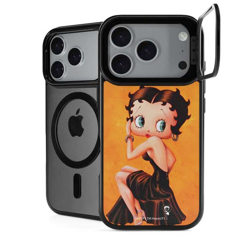 Betty Boop Little Black Dress iPhone 18 Pro Max Kickstand Case