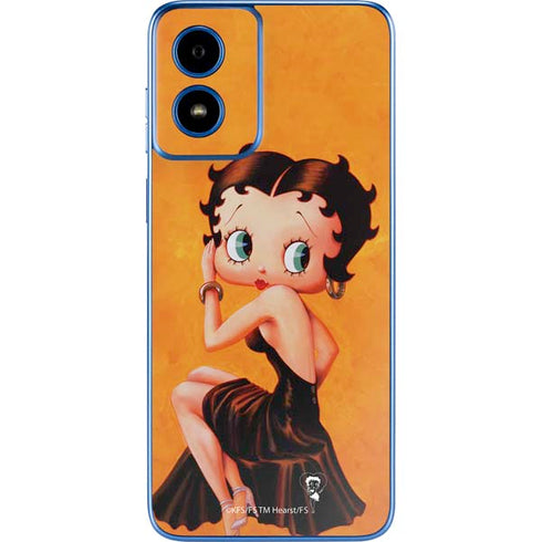 Betty Boop Little Black Dress Moto G Play 4G (2024) Skin