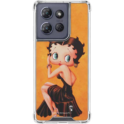 Betty Boop Little Black Dress Moto G Play 5G (2025) Clear Case