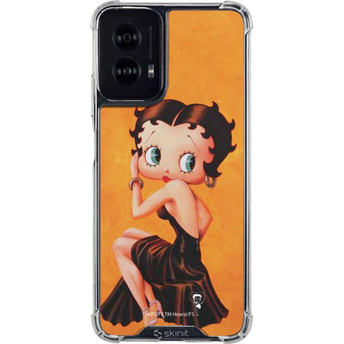 Betty Boop Little Black Dress Moto G Power 5G (2024) Clear Case