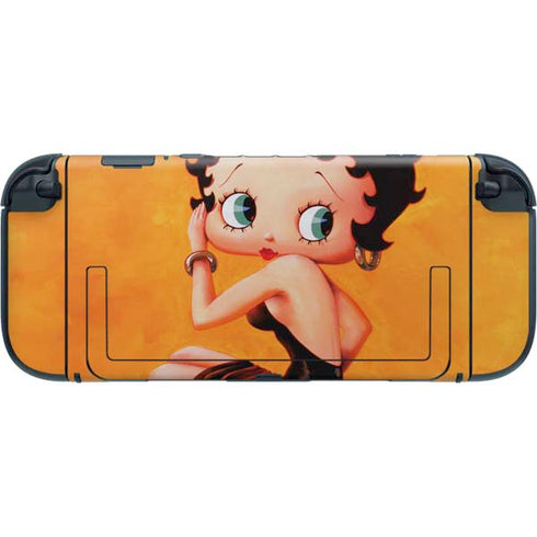 Betty Boop Little Black Dress Nintendo Switch 2 (2025) with Joy-Con Skin