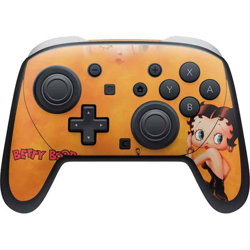 Betty Boop Little Black Dress Nintendo Switch 2 (2025) Pro Controller Skin
