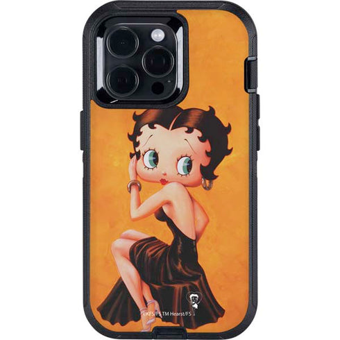 Betty Boop Little Black Dress Otterbox Defender iPhone Skin
