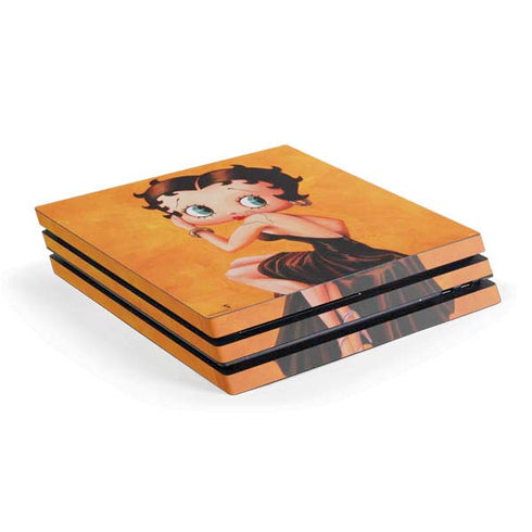 Betty Boop Little Black Dress PlayStation PS4 Skins