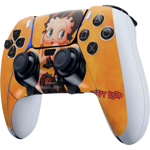 Betty Boop Little Black Dress PS5 DualSense Edge Pro Controller Skin