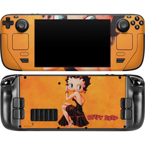 Betty Boop Little Black Dress Steam Deck Handheld Gaming Computer OLED Skin
