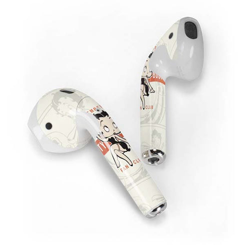 Betty Boop Member Fan Club Apple AirPods Skin